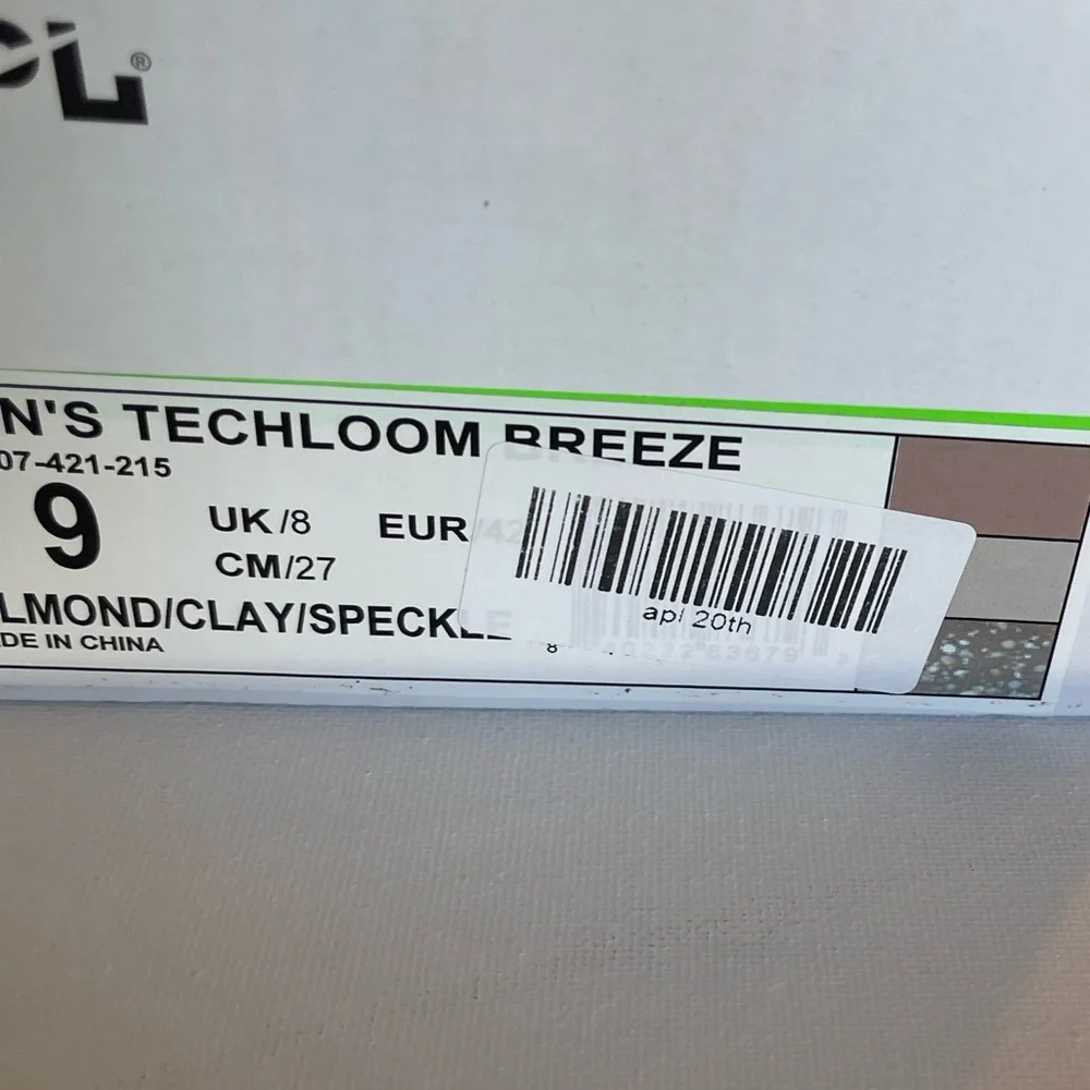 NIB APL TECHLOOM BREEZE MENS RUNNING SHOES CLAY/ALMOND/SPECKLE SIZE 9 - Picture 16 of 16